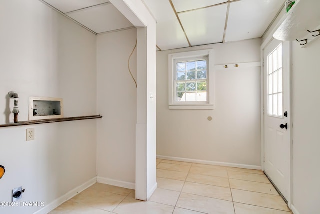 707 Compton St, New Iberia, LA 70560 - laundry room with washer hookup and light tile patterned floors