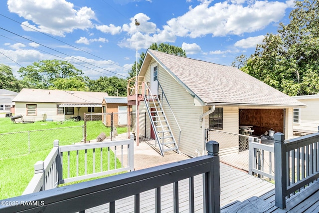 707 Compton St, New Iberia, LA 70560 - view of deck