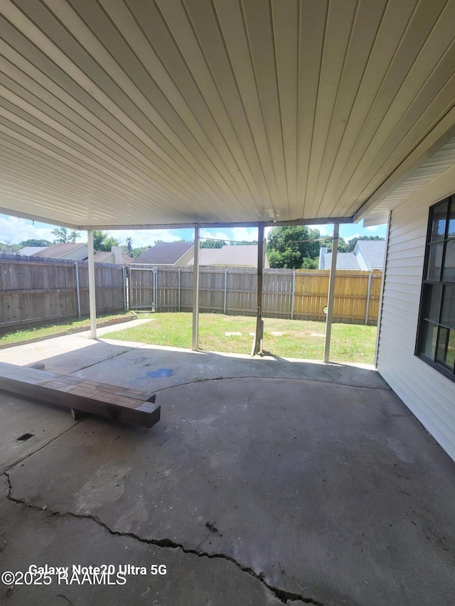 117 Luna St, Lafayette, LA 70506 - fenced backyard featuring a patio area