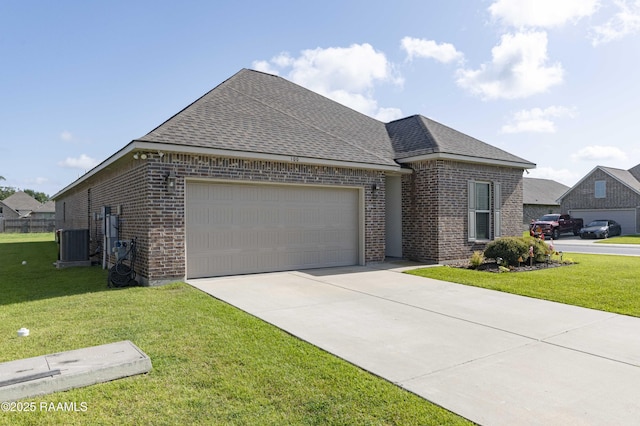 100 Rose Of Sharon Ln, Lafayette, LA 70508 - french country inspired facade featuring brick siding, a garage, and roof with shingles