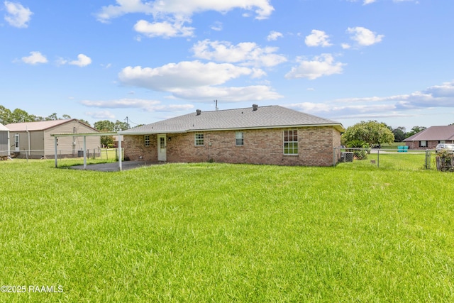 189 Jeremy Rd, Opelousas, LA 70570 - back of house with brick siding