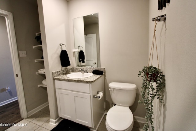 205 Acadian Lake Dr, Duson, LA 70529 - bathroom with vanity and tile patterned flooring