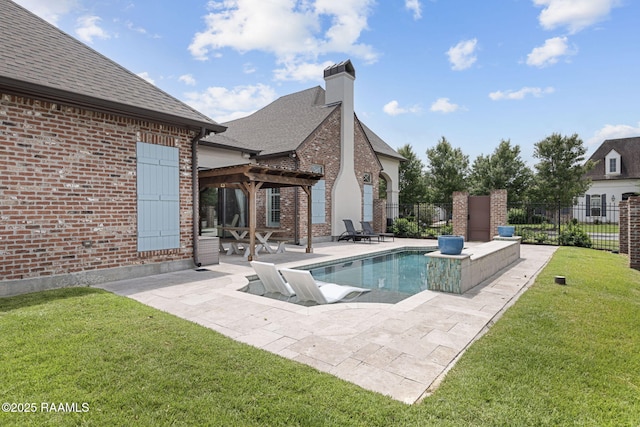 301 Gleneagles Cir, Broussard, LA 70518 - view of pool featuring a pergola and a patio