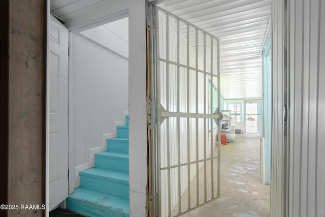 116 Sunset Blvd, Cypremort Point, LA 70538 - stairs with concrete floors