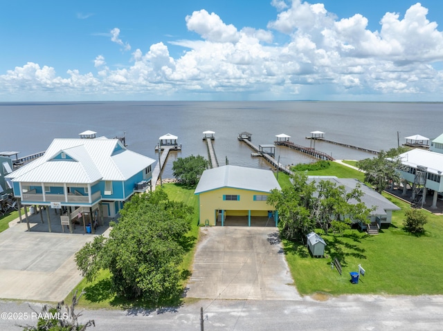 116 Sunset Blvd, Cypremort Point, LA 70538 - drone / aerial view of a large body of water