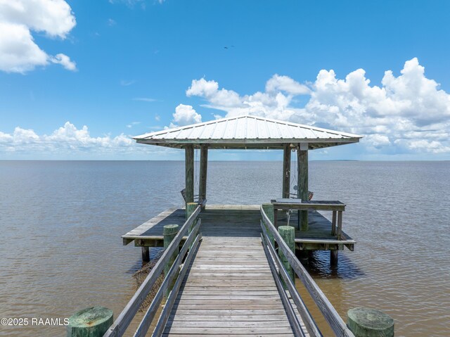 116 Sunset Blvd, Cypremort Point, LA 70538 - dock area featuring a water view