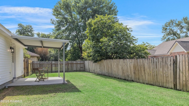 1404 Howard St, New Iberia, LA 70563 - fenced backyard featuring a patio