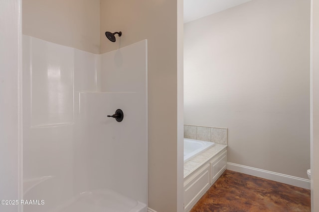 7804 Picard Rd, Maurice, LA 70555 - bathroom with a shower and a garden tub