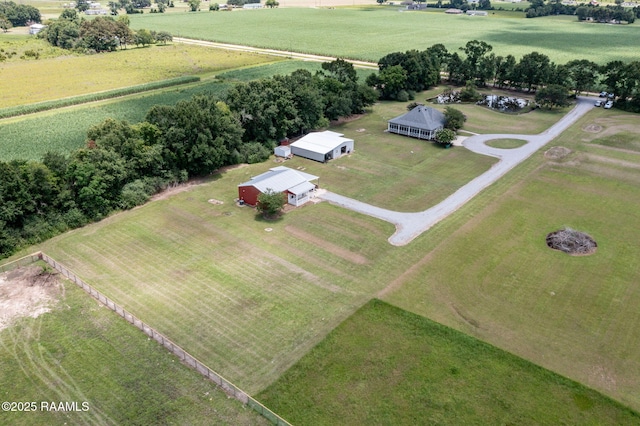 7804 Picard Rd, Maurice, LA 70555 - aerial view of sparsely populated area with large plots for crops