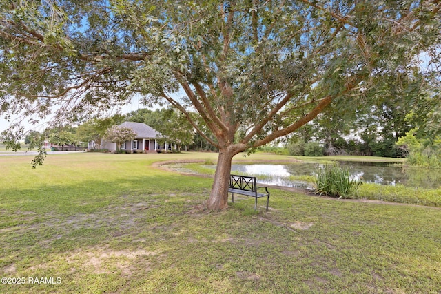 7804 Picard Rd, Maurice, LA 70555 - view of grassy yard with a water view