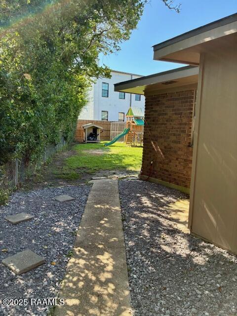 105 Sugar Dr, Broussard, LA 70518 - view of yard featuring a playground