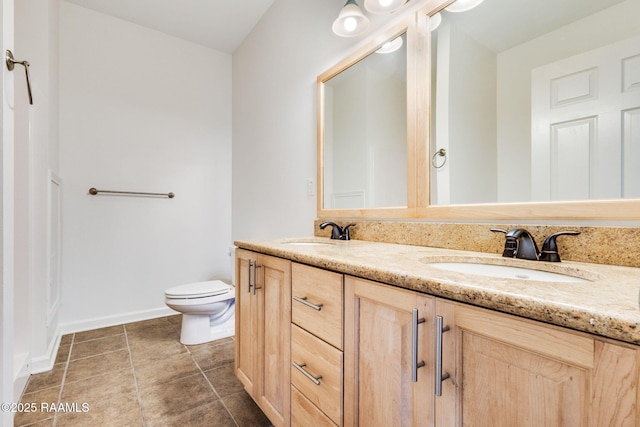 103 Saint Germaine Cir, Lafayette, LA 70506 - full bath with double vanity and tile patterned floors