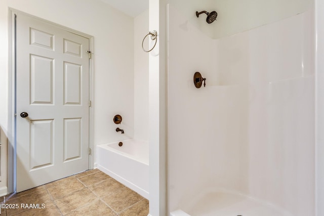 103 Saint Germaine Cir, Lafayette, LA 70506 - bathroom with a shower, tile patterned flooring, and a tub to relax in