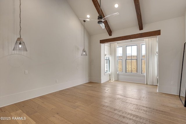 106 Sonoma Way, Lafayette, LA 70508 - unfurnished living room featuring a ceiling fan, light wood-type flooring, and recessed lighting