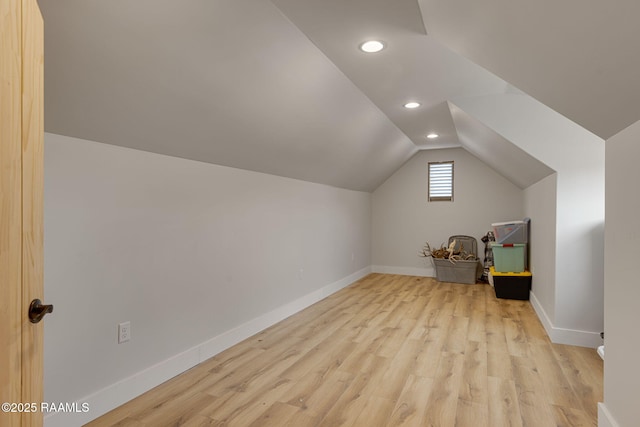 106 Sonoma Way, Lafayette, LA 70508 - additional living space featuring lofted ceiling, light wood-type flooring, and recessed lighting