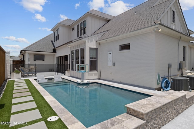 106 Sonoma Way, Lafayette, LA 70508 - view of swimming pool featuring a fenced backyard and a patio area
