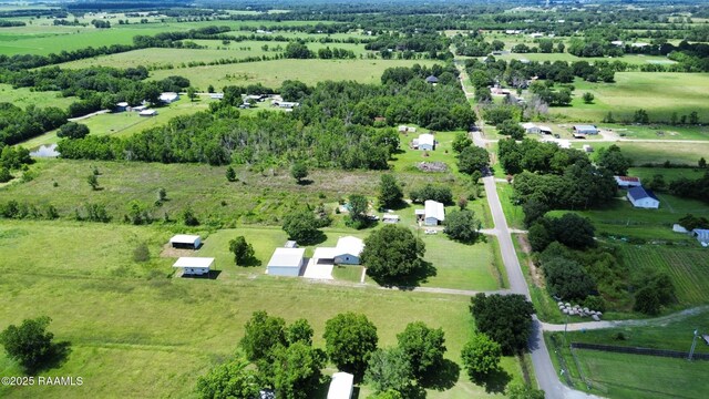307 Bertrand Rd, Opelousas, LA 70570 - aerial view of property and surrounding area featuring rural landscape