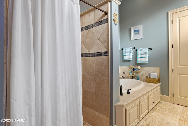 104 Littleton Xing, Lafayette, LA 70508 - bathroom featuring a tile shower and tile patterned flooring