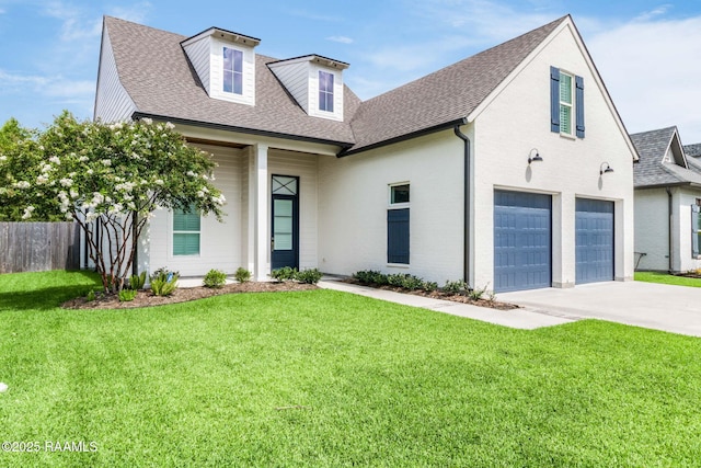 604 Channel Dr, Broussard, LA 70518 - view of front of house with a garage, a shingled roof, and concrete driveway