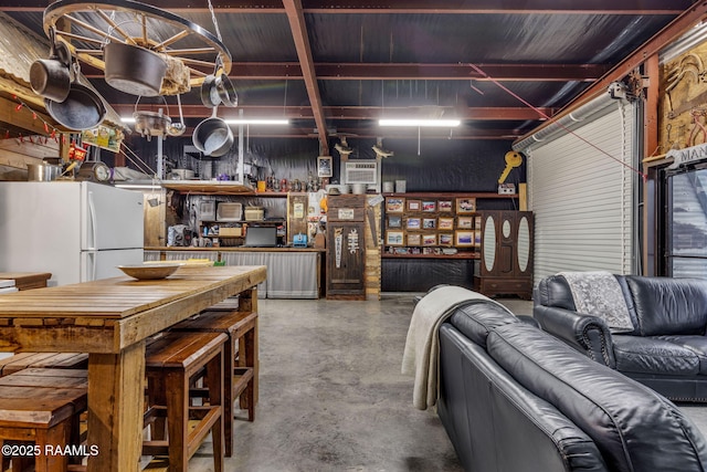 1054 Preston Broussard Rd, Arnaudville, LA 70512 - living room featuring finished concrete flooring