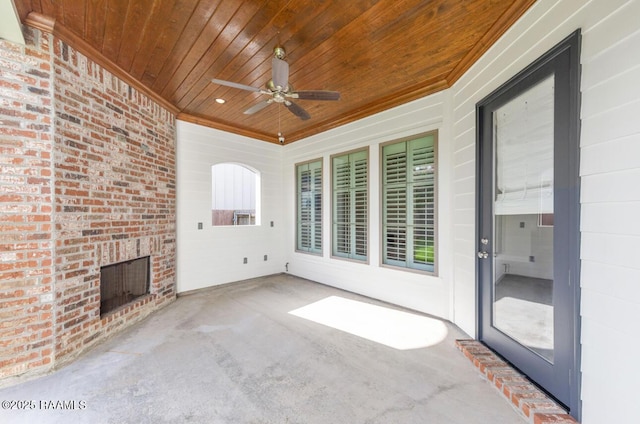413 Easy Rock Landing Dr, Broussard, LA 70518 - view of patio featuring a ceiling fan