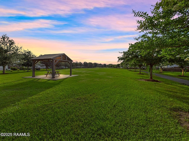 207 Timber Mill St, Lafayette, LA 70508 - surrounding community with a gazebo and a lawn