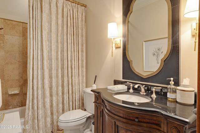 101 Enclave Ct, Lafayette, LA 70508 - full bathroom with vanity and shower / bathtub combination with curtain