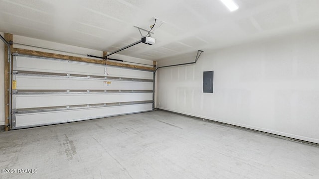 322 White Pine Dr, Lafayette, LA 70501 - garage featuring electric panel and a garage door opener