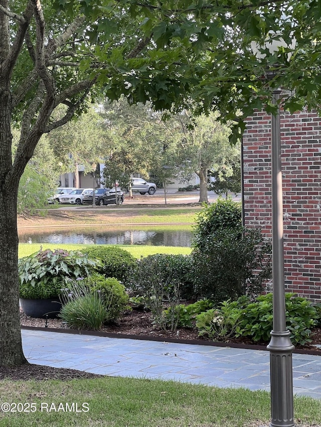 106 Princeton Woods Loop, Lafayette, LA 70508 - view of yard with a water view