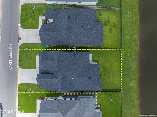 127 Lakes Edge Dr, Broussard, LA 70518 - aerial overview of property's location featuring property boundaries highlighted