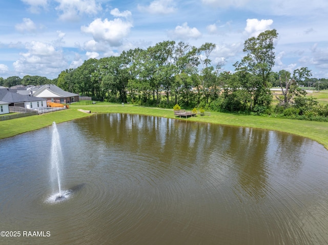 127 Lakes Edge Dr, Broussard, LA 70518 - water view featuring a tree filled landscape