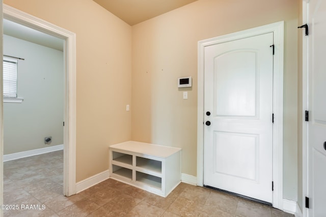 213 Hidden Ridge Dr, Lafayette, LA 70507 - mudroom featuring baseboards