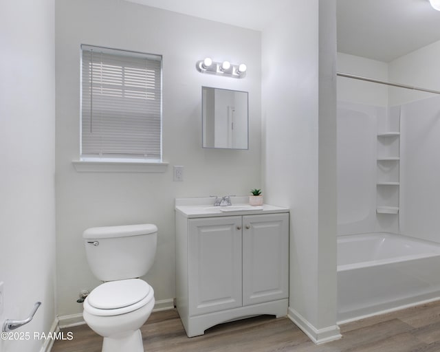 1005 W End Dr, New Iberia, LA 70560 - full bathroom featuring wood finished floors, vanity, and bathtub / shower combination