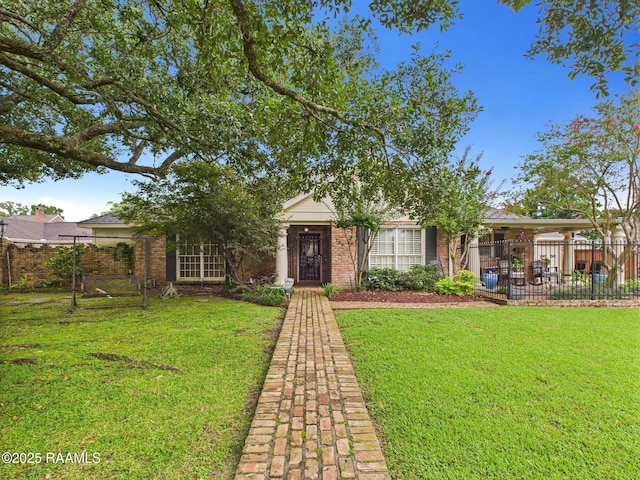 109 Canterbury Rd, Lafayette, LA 70503 - view of front of home featuring brick siding