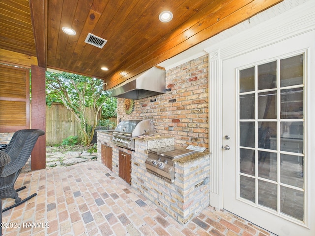 109 Canterbury Rd, Lafayette, LA 70503 - view of patio / terrace with exterior kitchen