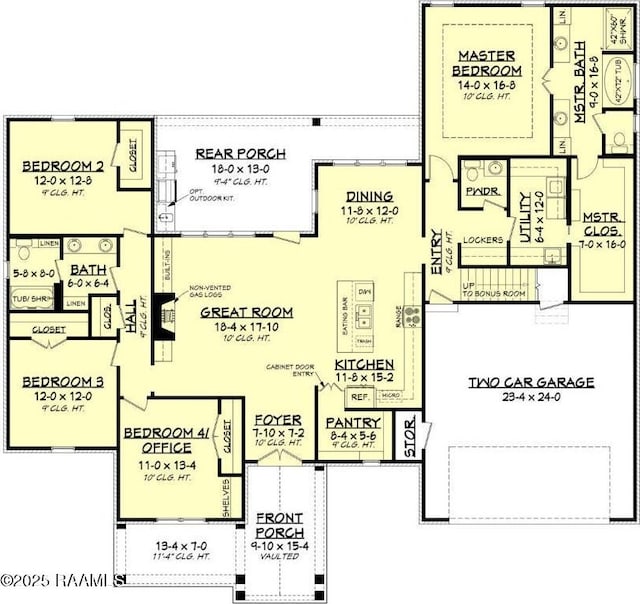 11512 Baker Senior Dr, Abbeville, LA 70510 - view of floor plan / room layout