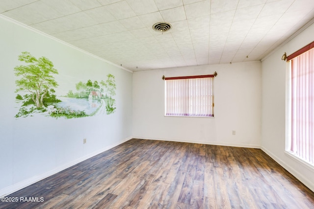 208 W Church St, Opelousas, LA 70570 - unfurnished room featuring wood finished floors and ornamental molding