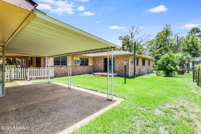 208 W Church St, Opelousas, LA 70570 - view of yard with a patio area