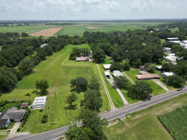 6516 Daspit Rd, New Iberia, LA 70563 - aerial overview of property's location featuring rural landscape