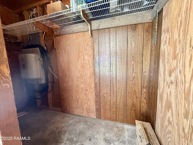 6516 Daspit Rd, New Iberia, LA 70563 - basement with wooden walls