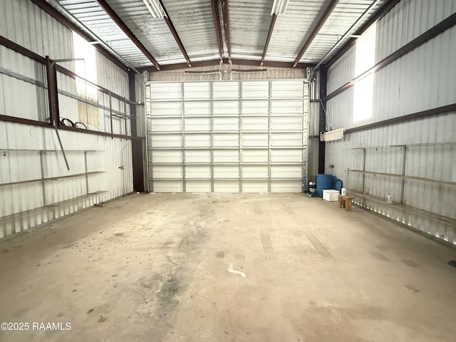 6516 Daspit Rd, New Iberia, LA 70563 - garage featuring metal wall