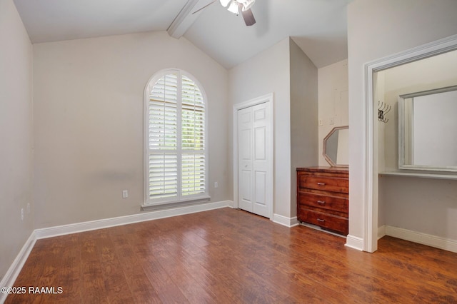 810 Fenetre Rd, Scott, LA 70583 - unfurnished bedroom with wood finished floors and ceiling fan