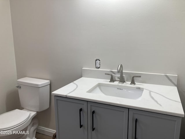 311 Fernway Ln, Duson, LA 70529 - half bathroom with vanity and toilet