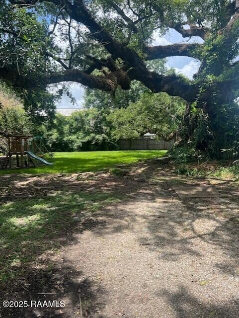 526 E Main St, New Iberia, LA 70560 - view of yard featuring a playground