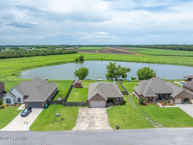 1181 Grand Loop, Breaux Bridge, LA 70517 - view from above of property featuring a nearby body of water
