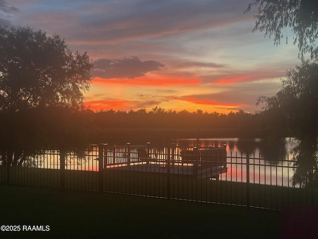 1181 Grand Loop, Breaux Bridge, LA 70517 - dock area featuring a water view