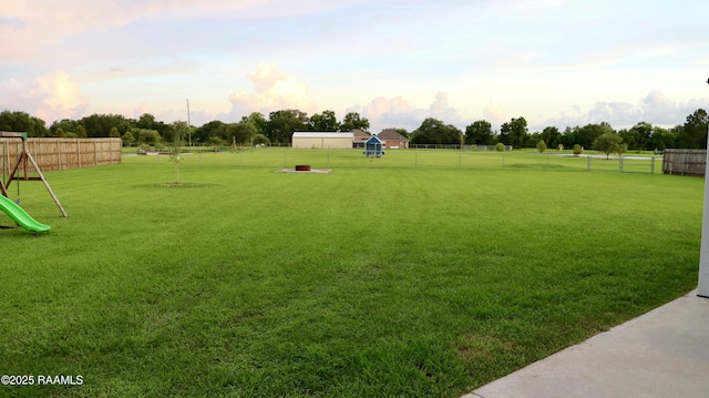 7421 W Congress St, Duson, LA 70529 - view of yard with a playground