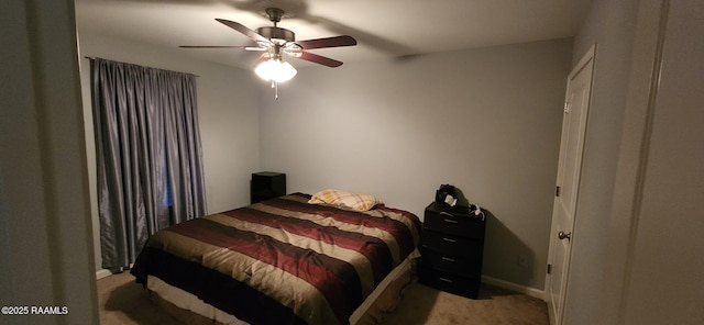 217 Marie St, Scott, LA 70583 - bedroom with light carpet and ceiling fan