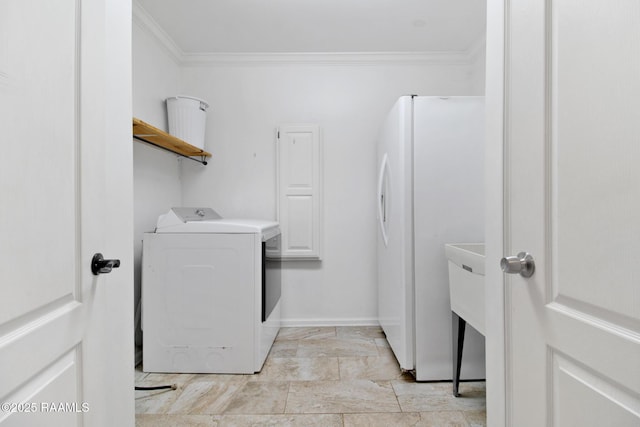 1034 Hollow Oaks Rd, Breaux Bridge, LA 70517 - laundry room with crown molding