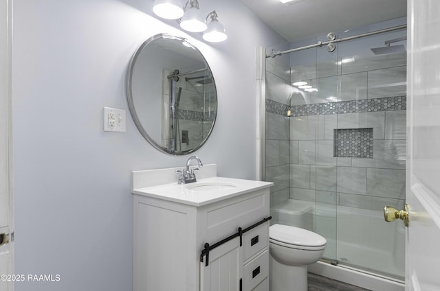 411 Donald St, New Iberia, LA 70563 - full bathroom with vanity and a shower stall
